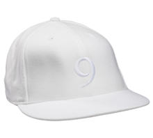 RT9 White Flat Bill Hat