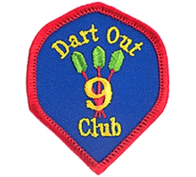 9 Dart Out Club Patch