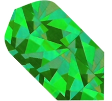 Green Broken Glass Slim Flight