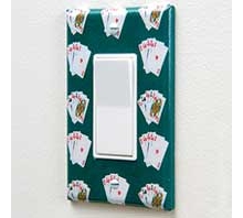Cards Rocker Switchplate Cover