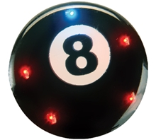 Blinking 8 Ball Pin