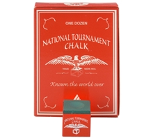 Green National Tournament Billiard Chalk – Box/12