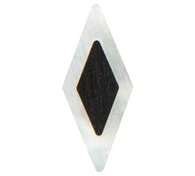 DOUBLE INLAYED DIAMOND MOP OUT EBONY IN