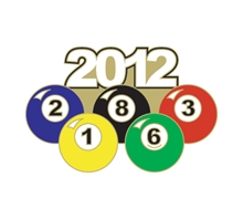 2012 Pool Ball Pin