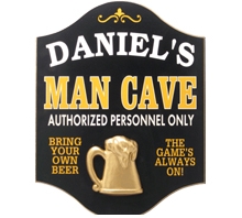 Personalized Man Cave Sign