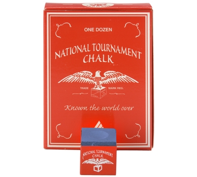 Blue National Tournament Billiard Chalk – Box/12