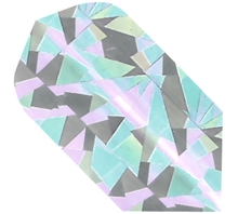 Silver Broken Glass Slim Flight