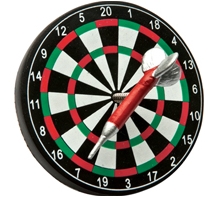Dartboard Car Air Freshener