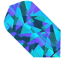 Blue Broken Glass Slim Flight