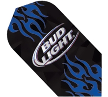Bud Light Logo & Blue Flames 2D/3D Slim Flight