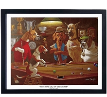 One Leg on the Floor Framed Print