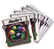 Drink Coasters Pool Room