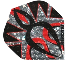 Silver/Red/Black Aerotex Flight