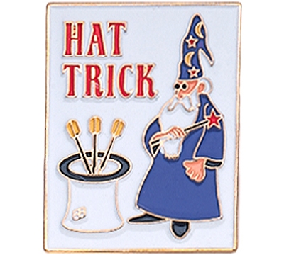 Hat Trick Pin - Mueller's Billiard & Dart Supplies