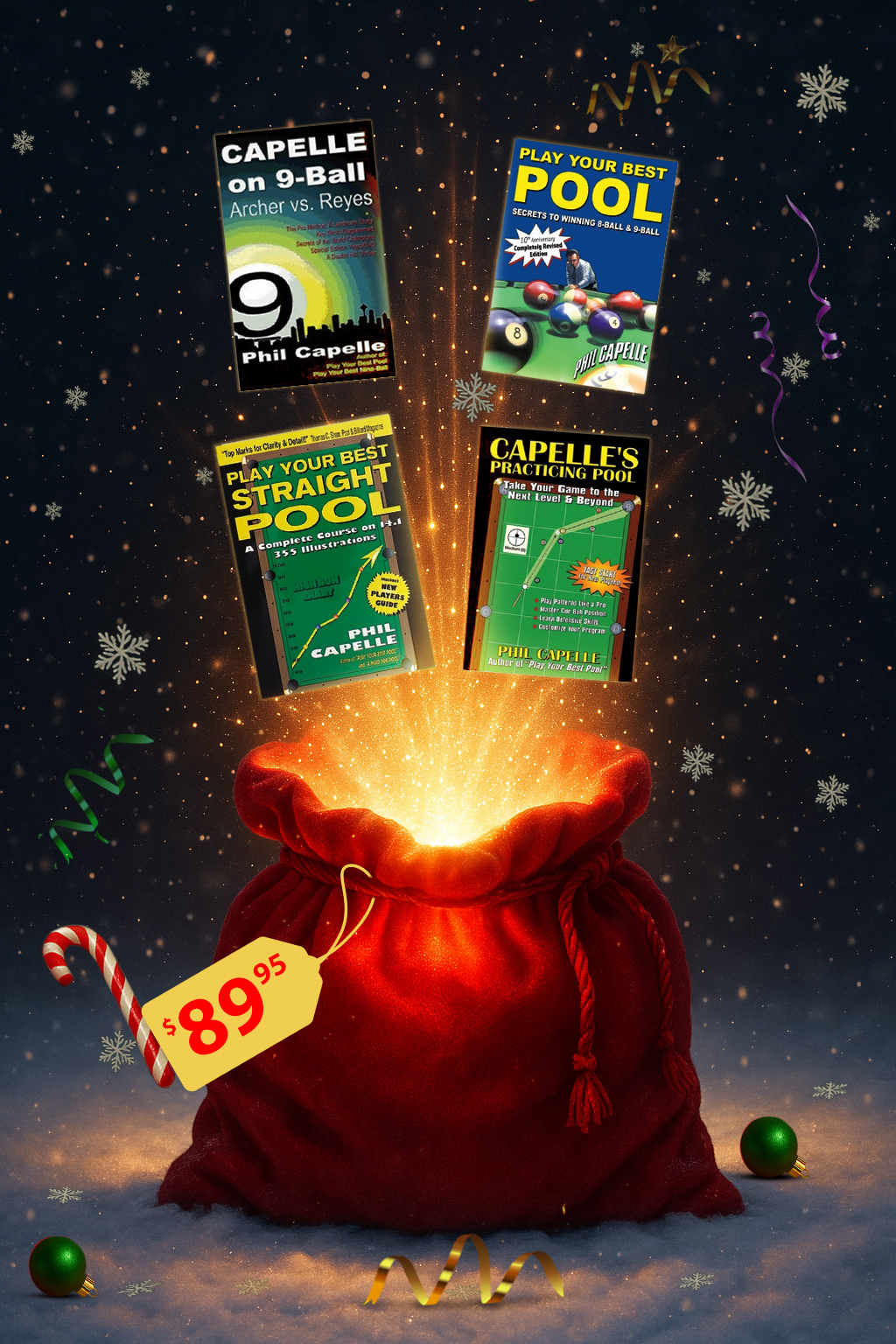 Holiday Promotional Image of Phil Capelle Four-Book Complete Training Bundle