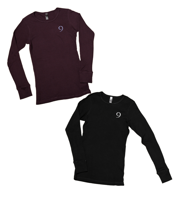 Promotional Image of Women’s 9-Ball Embroidered Thermal Shirt Bundle