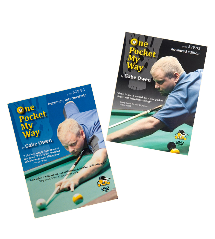 Promotional Image of One Pocket Mastery Two-DVD Training Bundle