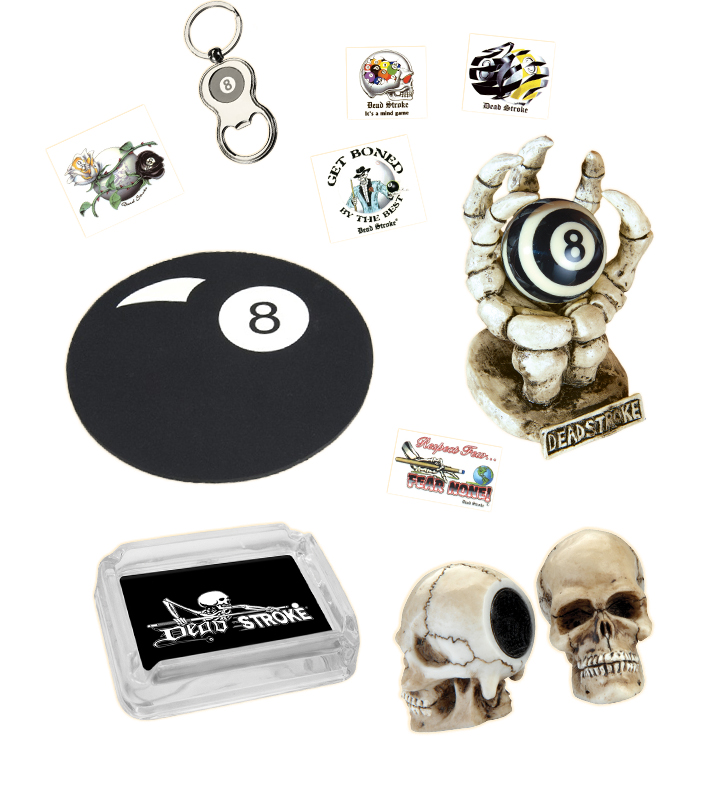 Promotional Image of Dead Stroke Pool Player Novelty Bundle
