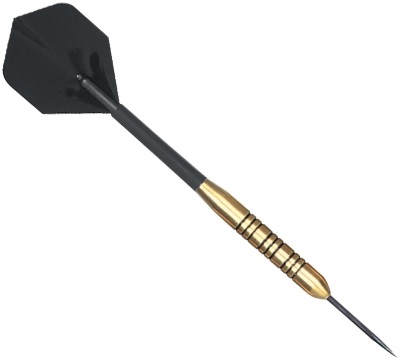 Exec Brass Steel Tip Dart 23g plain