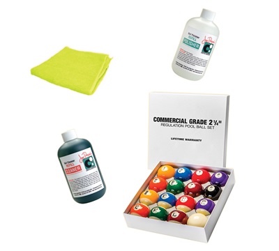 Pool Ball Set & Maintenance Bundle
