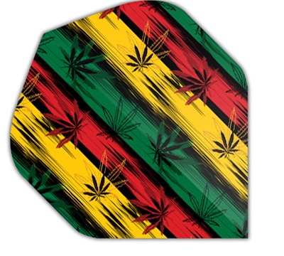 Mueller's 100 Micron Dart Flights – Weed – Standard