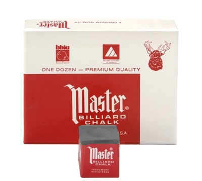 Charcoal Master Billiard Chalk – Box/12