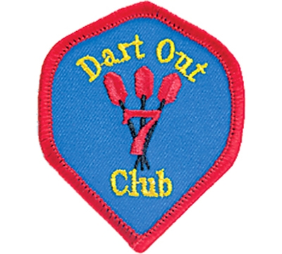 7 Dart Out Club Patch