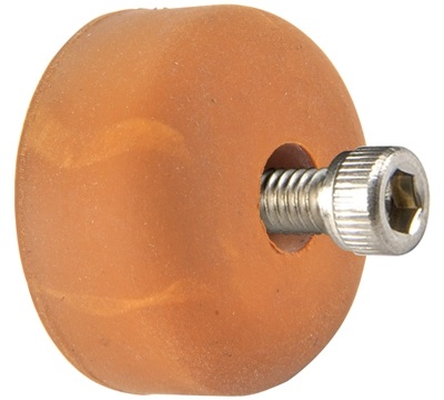 Recessed Brown Rubber Bumper