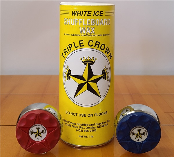 White Ice Shuffleboard Wax 10 Speed Ultra fast wax for 1822' boards