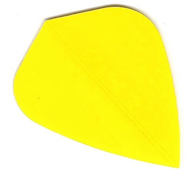 Poly Plain Dart Flights – Yellow – Kite