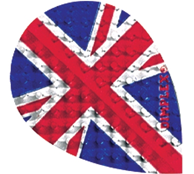 British Flag Dimplex Teardrop Flight