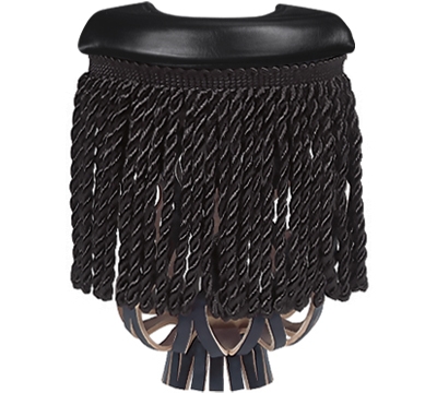 #6 Leather Pockets with Irons and Fringe