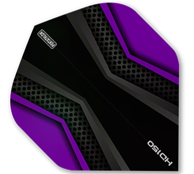 Pentathlon HD150 Dart Flights – Purple & Black – Standard