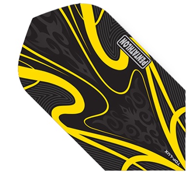 Pentathlon TDP Lux Dart Flights – Black & Yellow – Slim