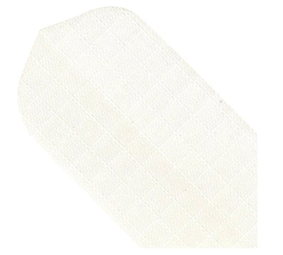 White Nylon Rib-Stock Slim Flight