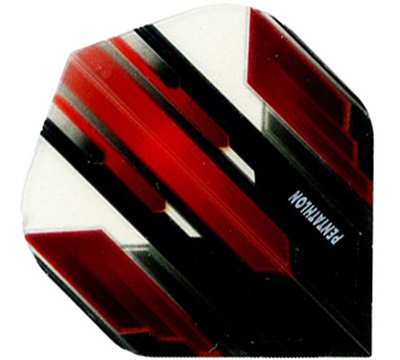 Pentathlon Poly Flight - Transparent Red/Black