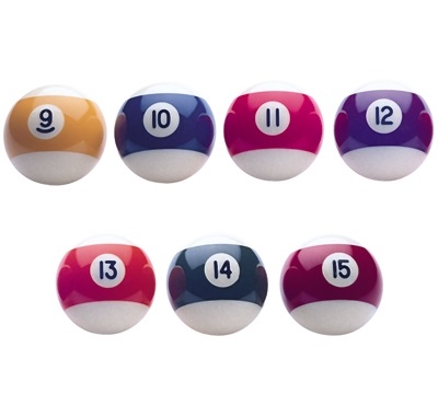 Aramith Premier Striped 2-1/4" Regulation Replacement Balls