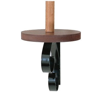 Round Metal Cone Talc Holder