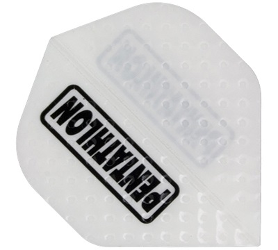 White Double-Thick Embossed Pentathlon Flight