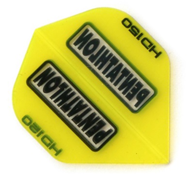 Pentathlon HD150 Dart Flights – Yellow – Standard