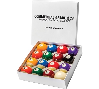 Aramith Crown 2 1/4-in. Billiard Ball Set for Coin Operated Tables