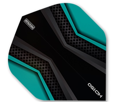 Pentathlon HD150 Dart Flights – Aqua & Black – Standard