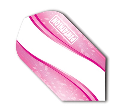 Pentathlon Classic Dart Flights – Pink Swirl – Slim