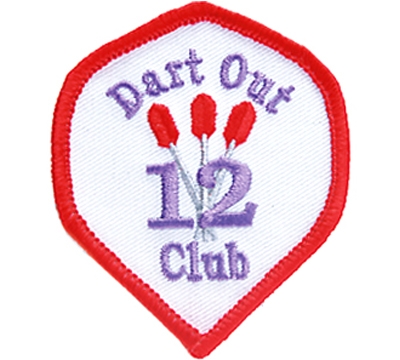 12 Dart Out Club Patch