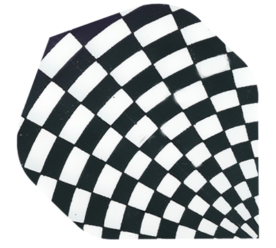 Black/White Checker Hard Poly Flight
