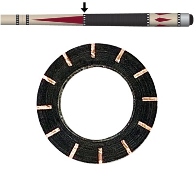 Black/Copper 12 Dash A-Joint Ring