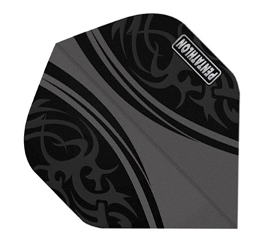 Pentathlon Classic Dart Flights – Grey & Black Tribal – Standard