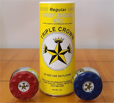 Regular Shuffleboard Wax #1 Speed: Moderate yellow wax for 9-12' boards