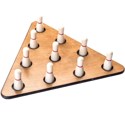 shuffleboard pins