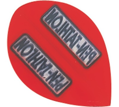 Red Double-Thick Poly Pentathlon Pear Flight